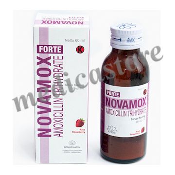 Novamox Forte Syrup 250mg/5ml 60ml