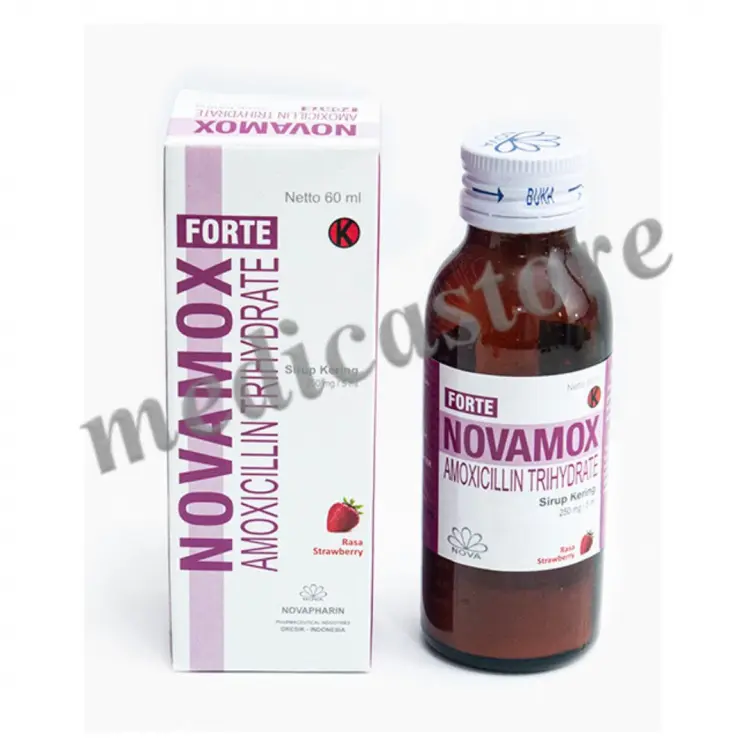 NOVAMOX FORTE SYRUP 250MG/5ML 60ML