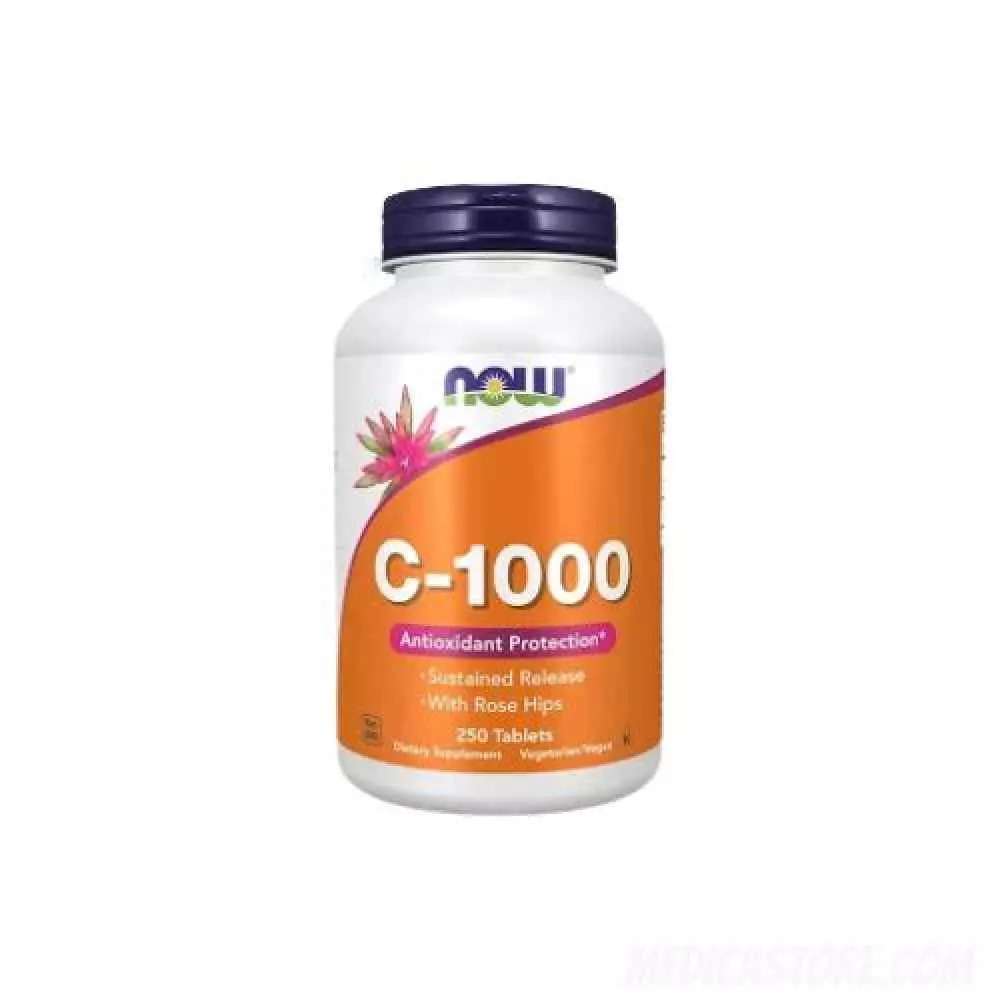 NOW C-1000 With Rose Hips Tablet 100's
