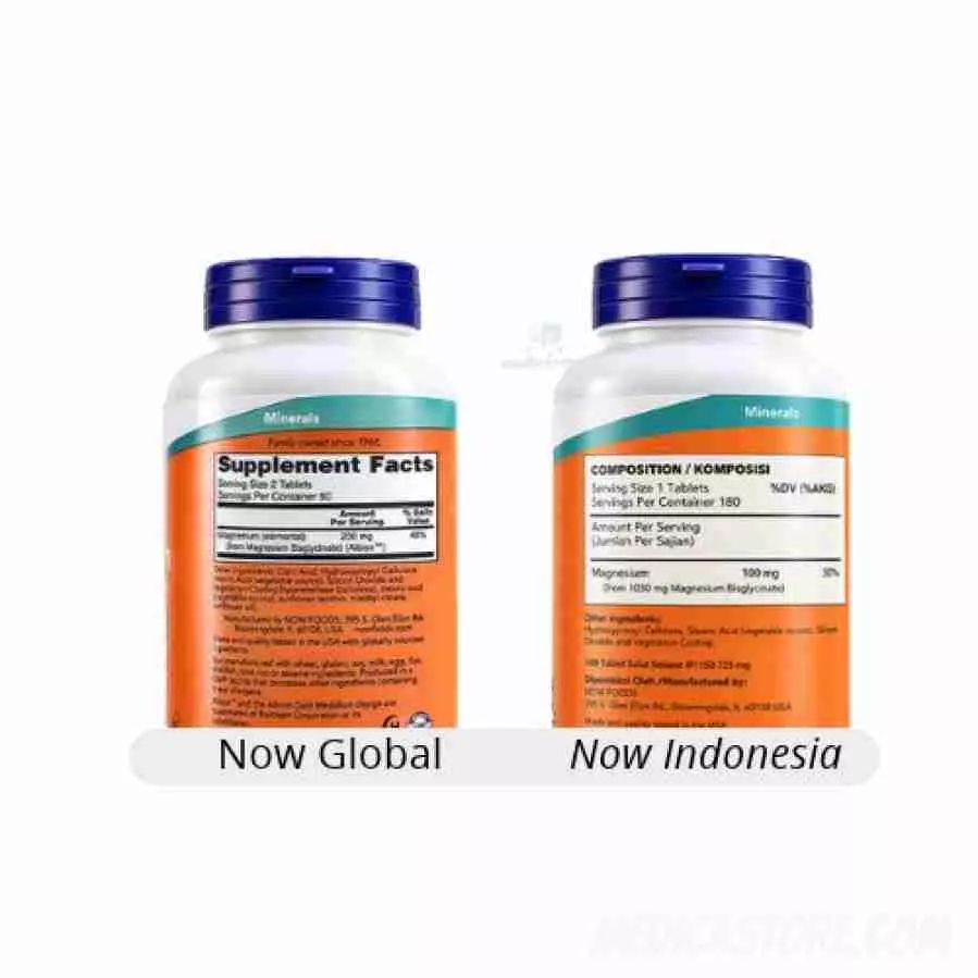 NOW Magnesium Glycinate Tablet 180s