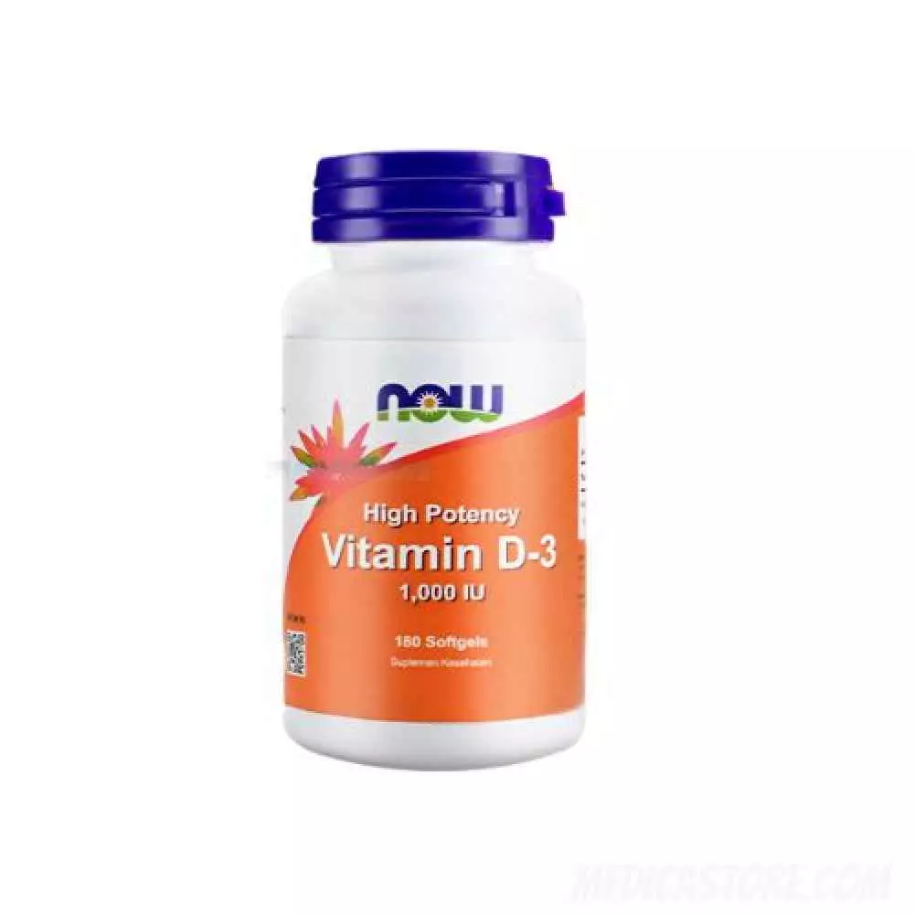 NOW Vitamin D-3 1000 IU Softgel 180's