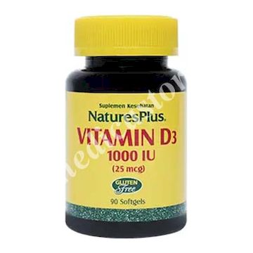 Nature's Plus Vitamin D3 1000 IU Soft Capsule 90's