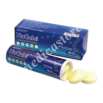 Nucalci Lemon Tablet Effervecent 10's