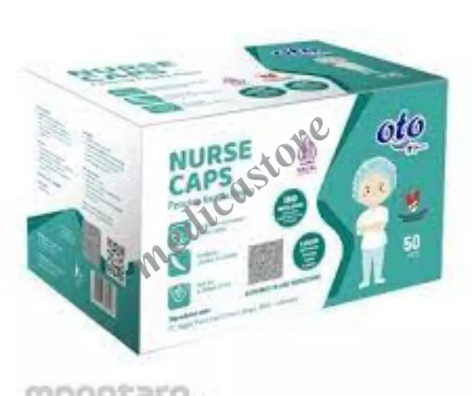 NURSING CAP GREEN 50'S