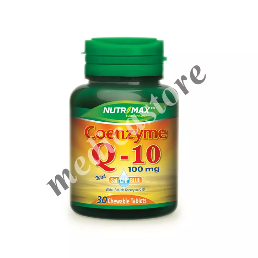 NUTRIMAX CHEWABLE COENZYME Q-10 100 MG