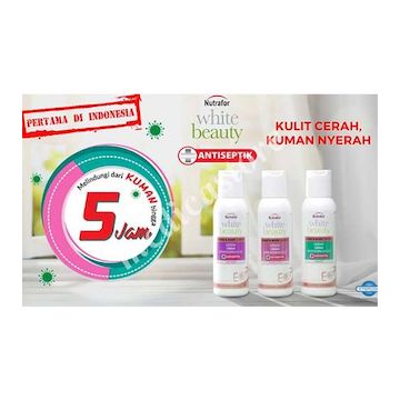 Nutrafor White Beauty Hand Body Lotion Strawberry 90 ML