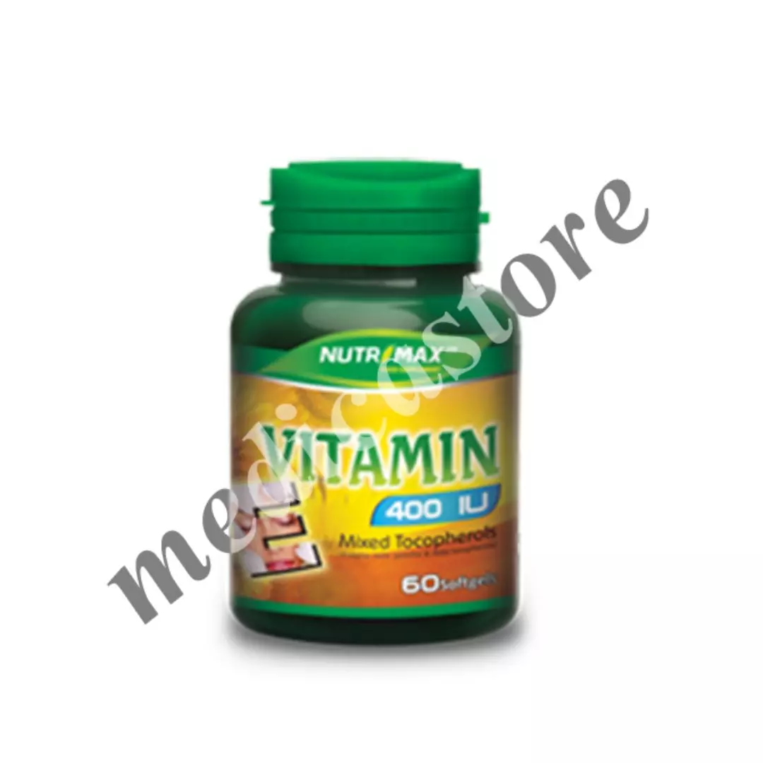 NUTRIMAX ALL NATURAL VITAMIN E 400 IU 60's