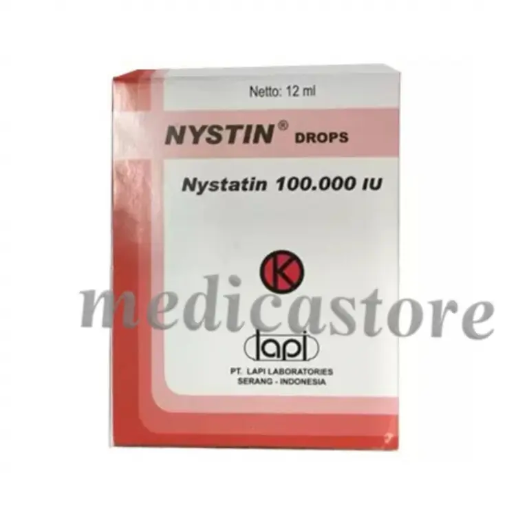 NYSTIN ORAL DROPS 12 ML 