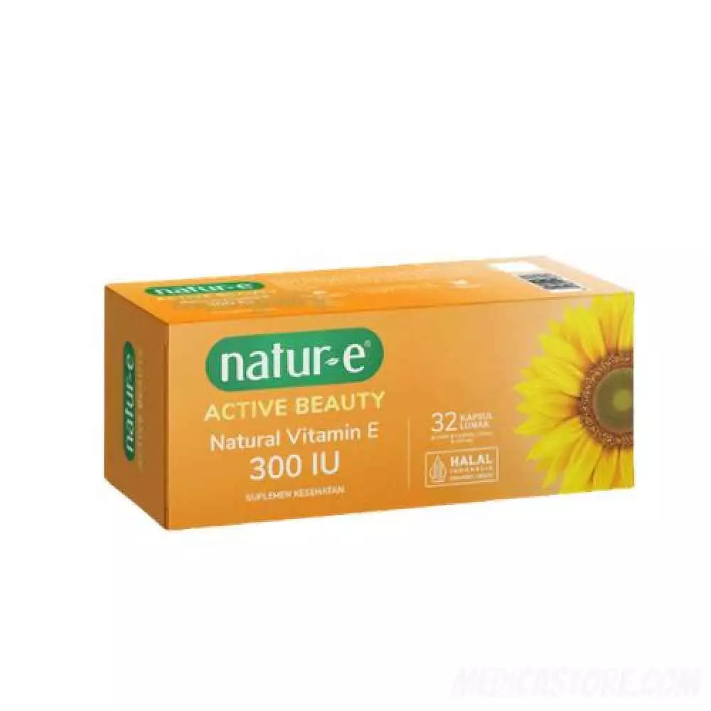 Natur-E Active Beauty Natural Vitamin E 300 IU 32 Kapsul