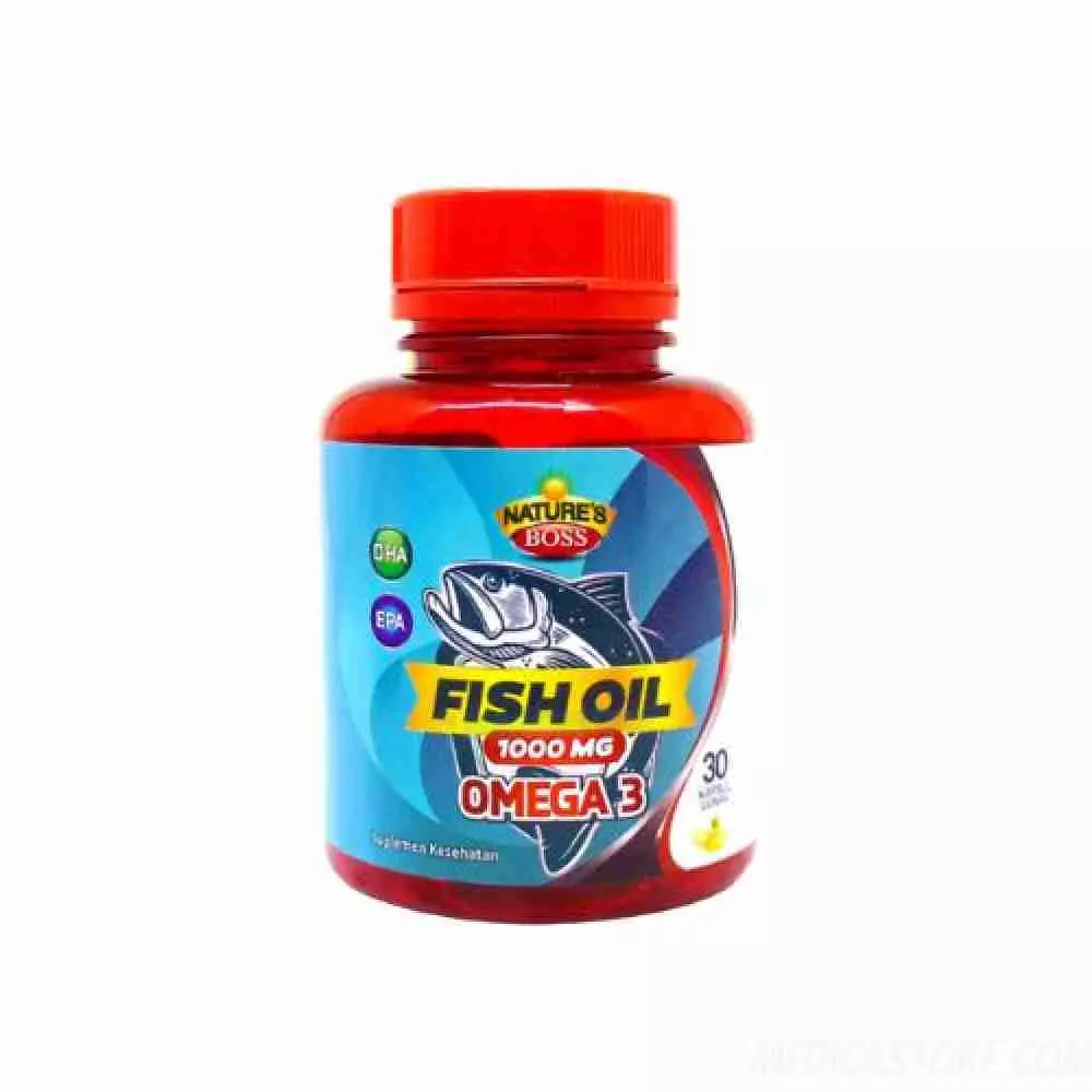 NATURE'S BOSS FISH OIL SOFT CAPSULE 30'S