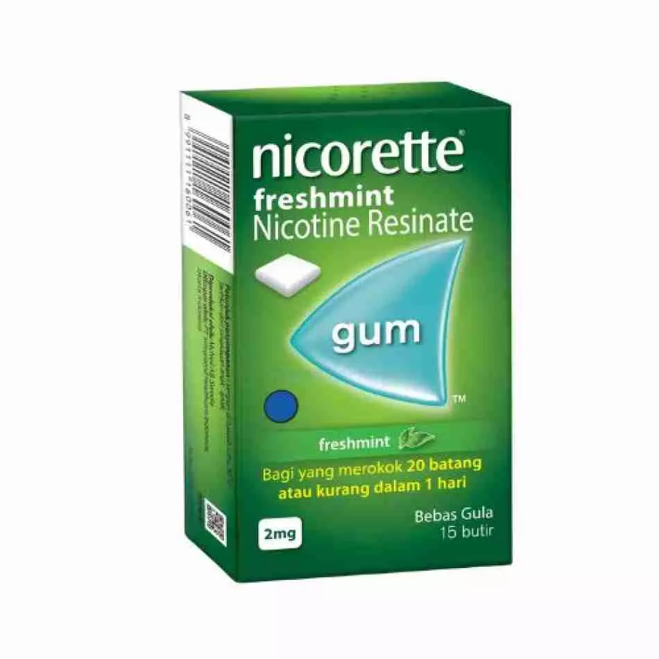 Nicorette 2 mg Freshmint Gum