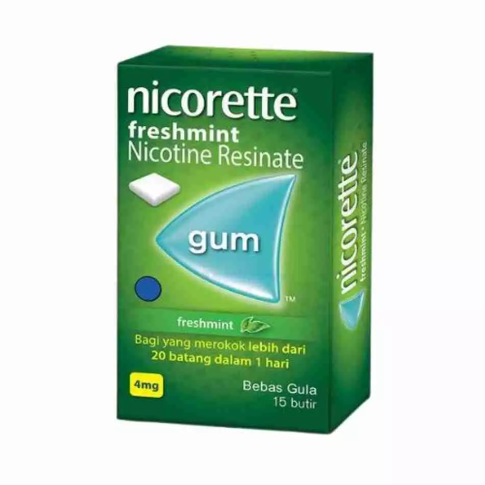 Nicorette 4 mg Freshmint Gum 15 S