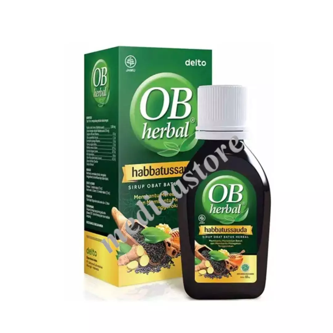 OB HERBAL HABBATUSSAUDA SIRUP 60ML 