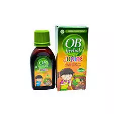 OB HERBAL JUNIOR PLUS MADU SYRUP 60 ML