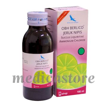 Obh Berlico Sirup 100 ML (jeruk Nipis)