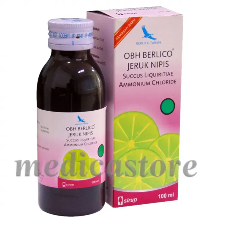 OBH BERLICO SYRUP 100 ML (JERUK NIPIS)