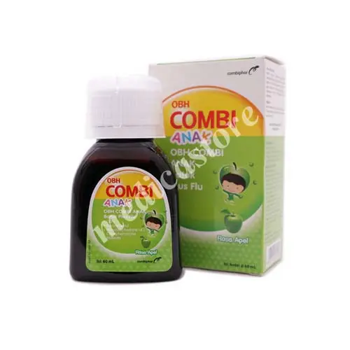 OBH COMBI ANAK BATUK PLUS FLU RASA APEL SYRUP 60 ML