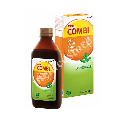 OBH COMBI BATUK BERDAHAK MENTHOL SYRUP 100 ML