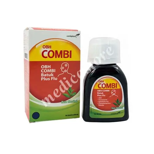 OBH COMBI BATUK FLU MENTHOL SYRUP 60 ML