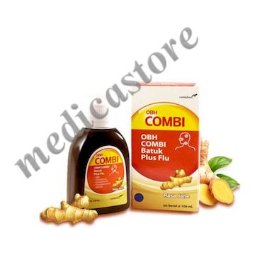 Obh Combi Plus Batuk Flu Sirup Jahe 100 ML