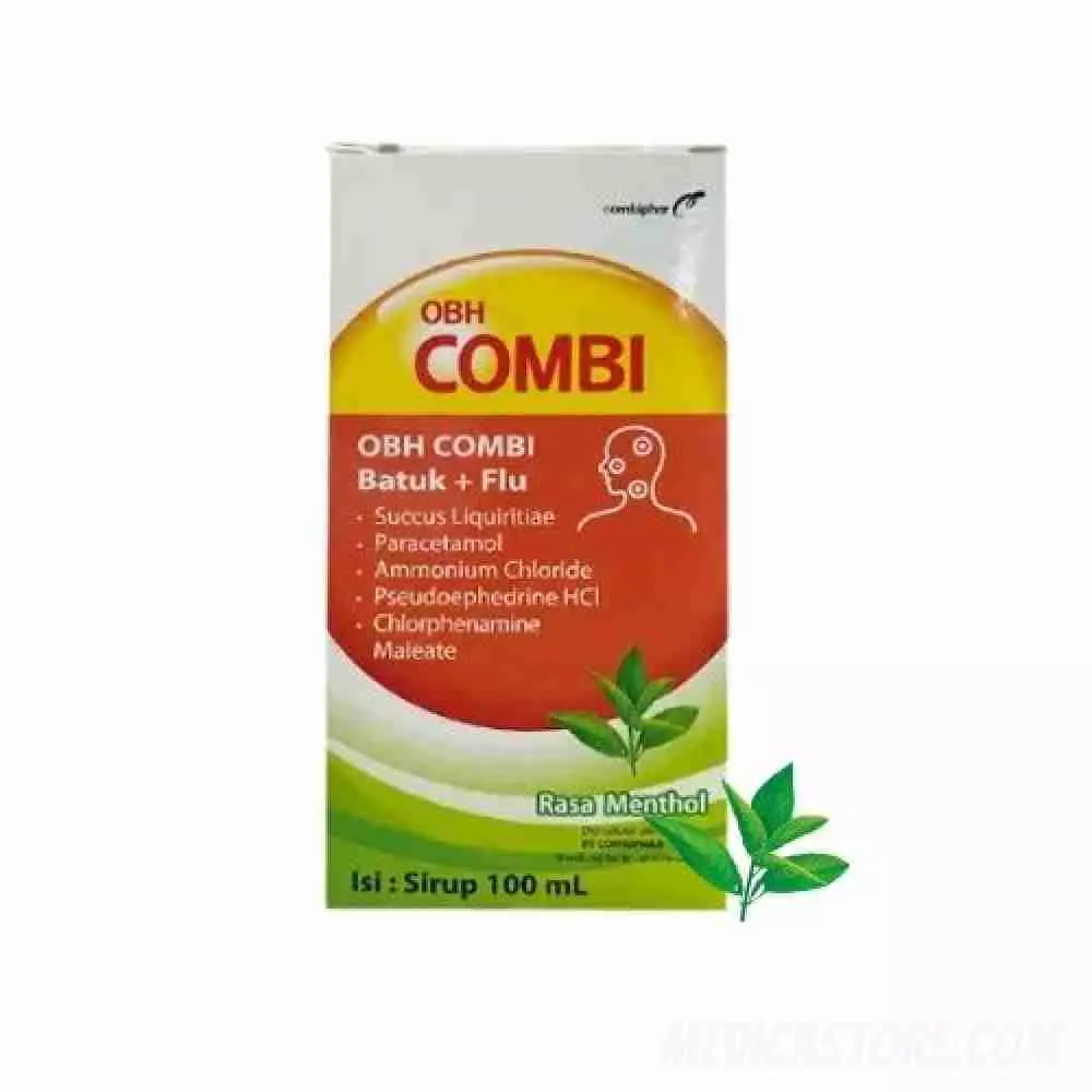 OBH Combi Plus Batuk Flu Sirup Menthol 100 ml