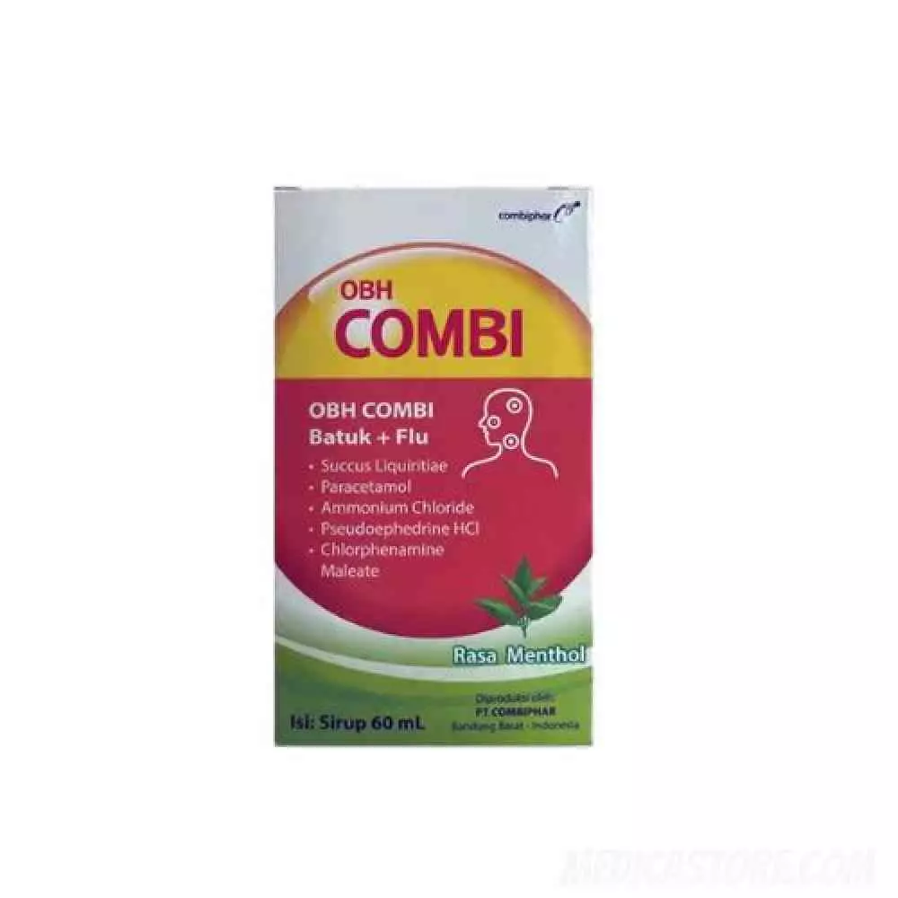 OBH Combi Plus Batuk Flu Sirup Menthol 60 ml