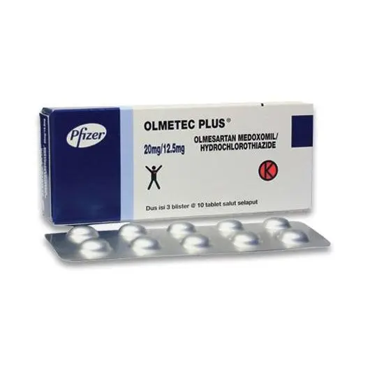 Olmetec Plus 20 mg / 12.5 mg Tablet