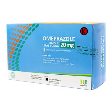 Omeprazole Kapsul Lepas Tunda 20 MG