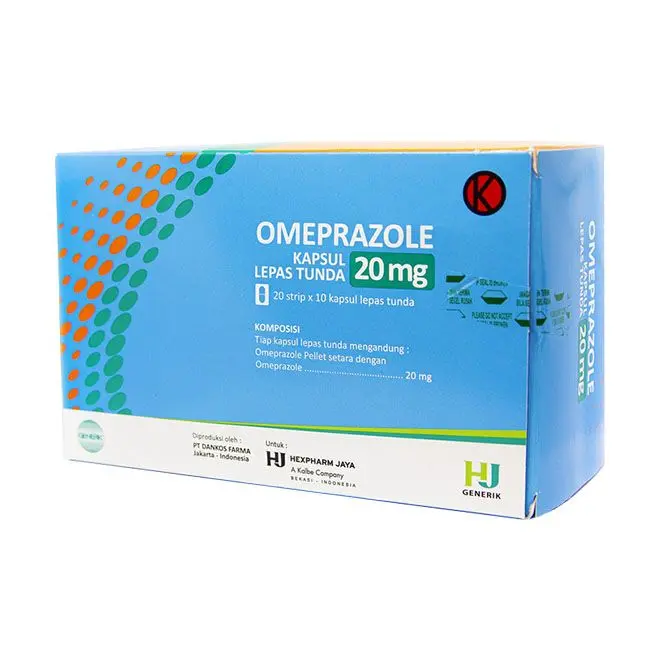 OMEPRAZOLE KAPSUL LEPAS TUNDA 20 MG