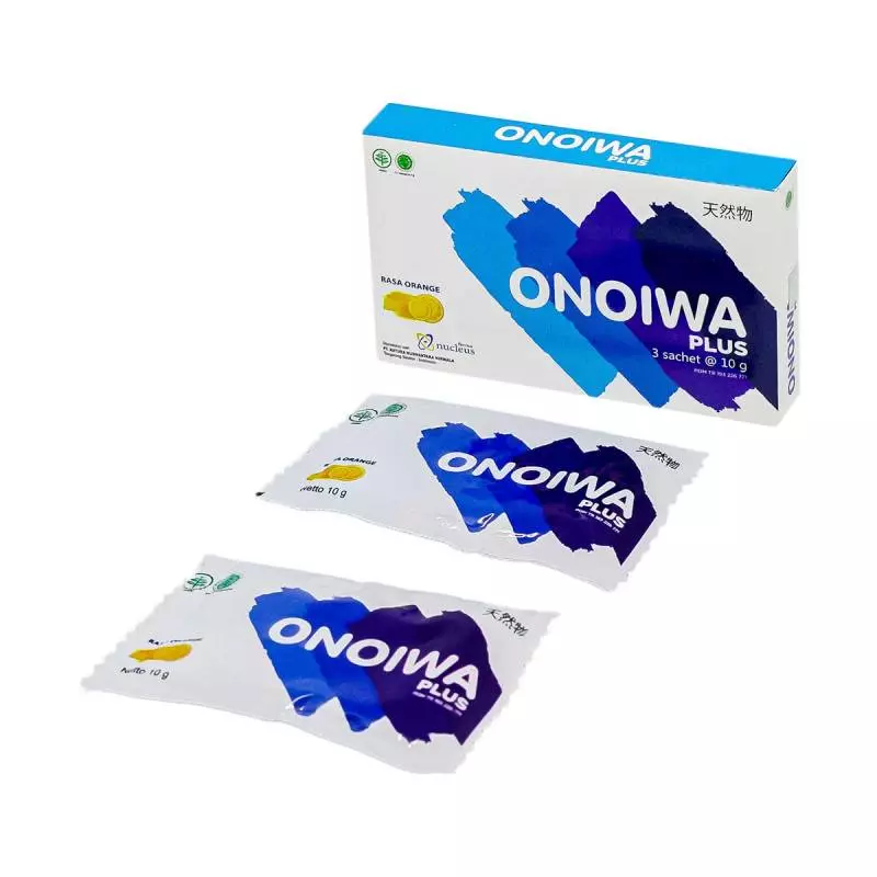 ONOIWA PLUS 3 S SACHET @10GRAM RASA ORANGE