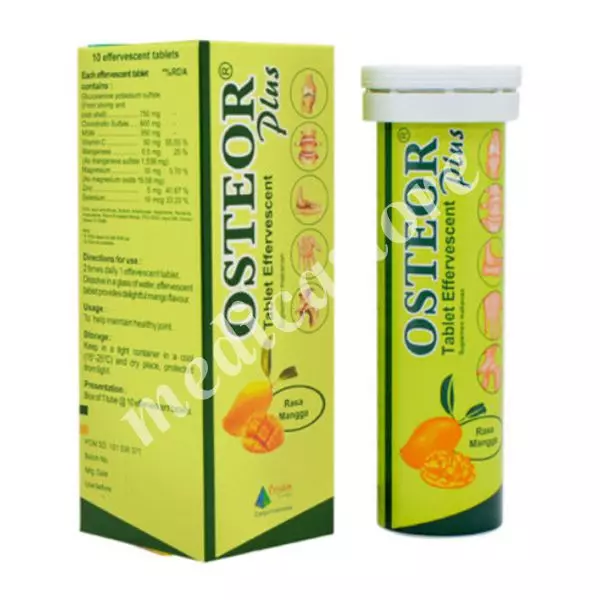 OSTEOR PLUS TABLET EFFERVESCENT 10'S