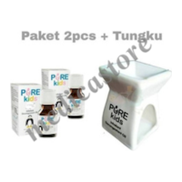 PAKET PURE KIDS INHALANT DECONGESTANT OIL GERANIUM ISI 2