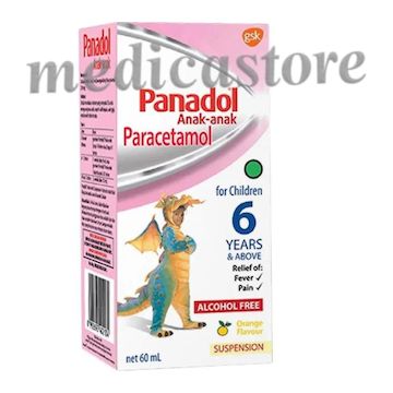 Panadol Anak 6th Plus Syrup Jeruk