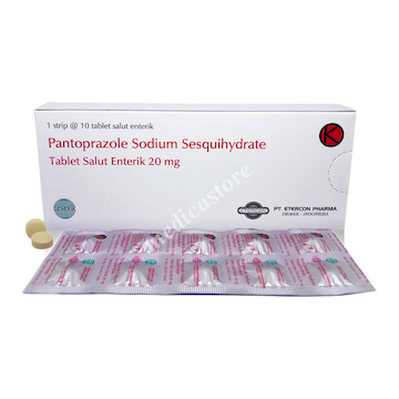 PANTOPRAZOLE SODIUM SESQUIHYDRATE TABLET SALUT ENTERIK 20 MG