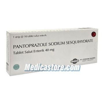 Pantoprazole Sodium Sesquihydrate 40 MG Tablet Salut Enterik