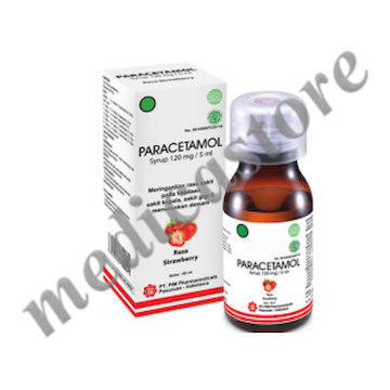 PARACETAMOL SYRUP 120 MG 60 ML