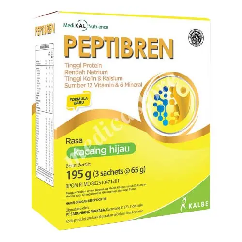 PEPTIBREN KACANG HIJAU 195 G (SACHET 3 x 65 G)