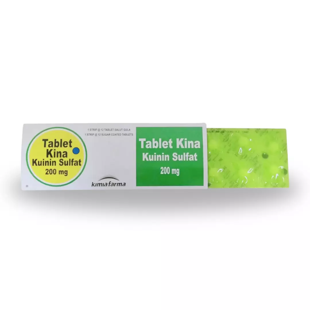 PIL KINA TABLET SALUT GULA 200 MG