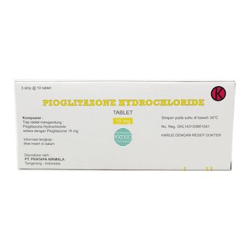 Pioglitazone 15 MG Tablet 