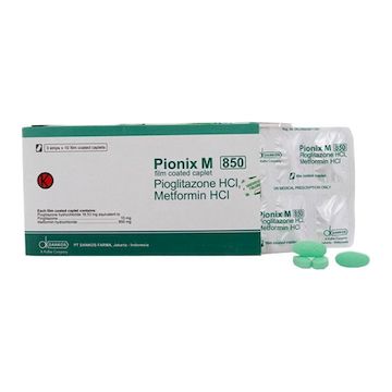 Pionix M Tablet 850 MG
