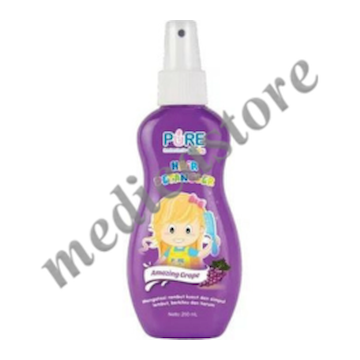 PUREKIDS HAIR DETANGLER GRAPE 200 ML