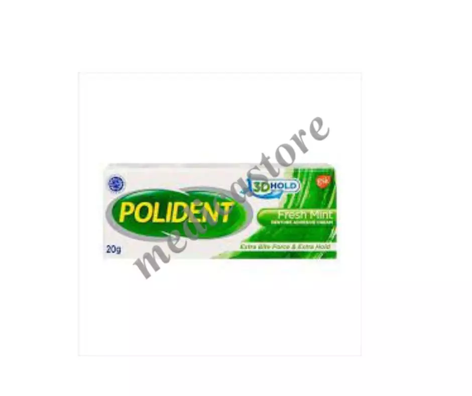 POLIDENT ADHESIVE FRESH MINT 20 GRAM