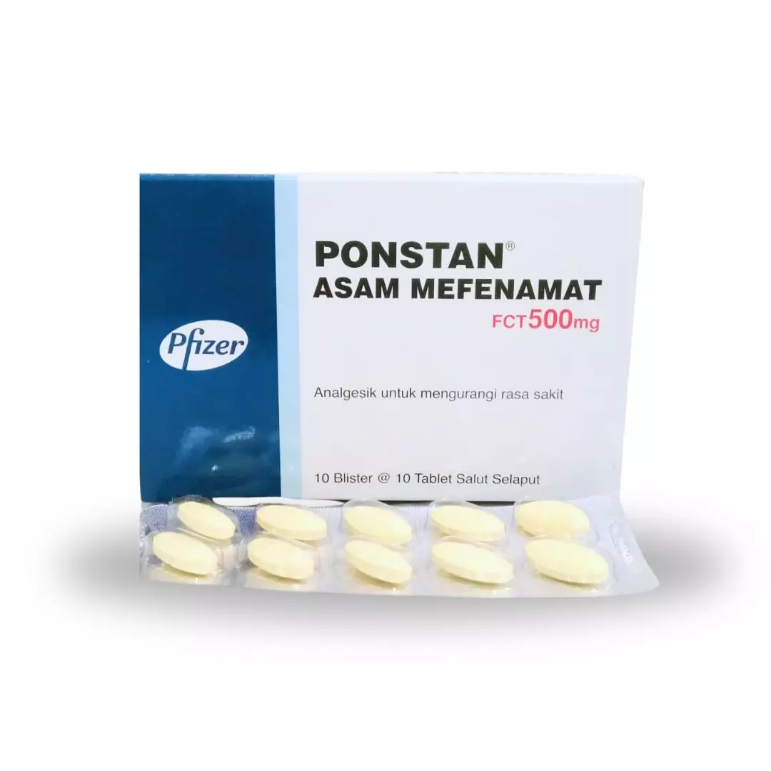 Ponstan 500 mg Tablet Salut Selaput 