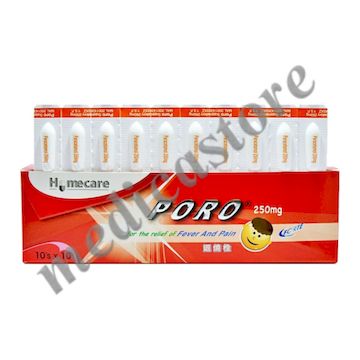 Poro Suppositoria 250 MG