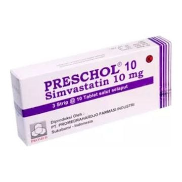Preschol 10 MG Tablet Salut Selaput