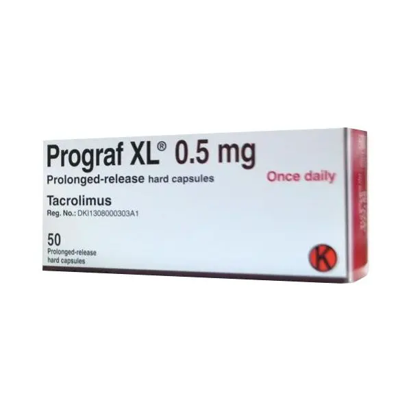 Prograf XL 0.5 mg Kapsul Pelepasan Lambat