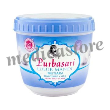 Purbasari  Lulur Mutiara Brightening +vit. E 235 Gram