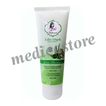 Purbasari Lulur Wajah Green Tea 100gram