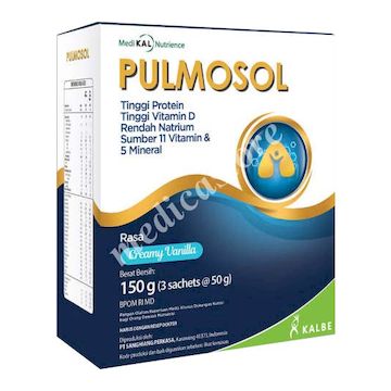 Pulmosol Vanila 150gr (sachet 3x50g)