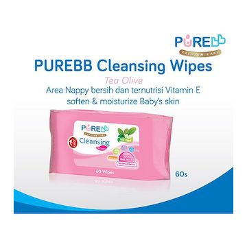 Purebb Cleansing Wipes Tea Olive Isi 60